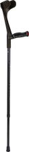 Load image into Gallery viewer, ossenberg carbon folding travel crutches in black