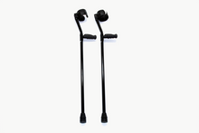 Load image into Gallery viewer, enabling tech custom aluminum forearm crutches in black