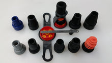 Load image into Gallery viewer, The medium Fetterman Ice Tip (SKU: FET-105-M) best fit for most crutch tips with a 2 inch (5.1cm) diameter tip base such as original tips for all OPO, Ossenberg, Swereco, and Adult Kowsky crutches. They also fit for Fetterman Tornado (Gel, Air, Solid), Flexy-foot and Esenium TAC-55 Tips.