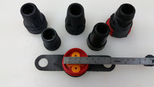 Load image into Gallery viewer, The small Fetterman Ice Tip (SKU: FET-105-S) best fit for most cane tips. It will fit for crutch tips with a 1-5/8 inch (4.1cm) maximum diameter tip base such as original tips for OPO, Ossenberg Carbon crutches and Kowskly Children's crutches.