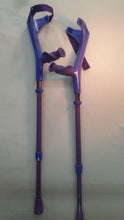 Load image into Gallery viewer, Kowsky Pediatric (Children's) Forearm crutches - w/ Soft Anatomic Handgrips