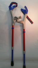 Load image into Gallery viewer, Kowsky Pediatric (Children's) Forearm crutches - w/ Soft Anatomic Handgrips