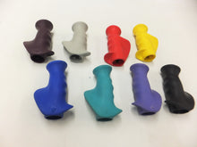 Load image into Gallery viewer, Kowsky anatomic handgrips for crutches in several colors: blackberry, grey, red, yellow, blue, turquoise, purple, black