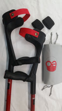 Load image into Gallery viewer, Ossenberg Carbon Folding Forearm crutches