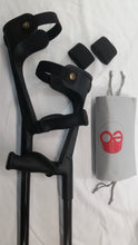 Load image into Gallery viewer, Ossenberg Carbon Folding Forearm crutches