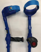 Load image into Gallery viewer, Ossenberg Kiddy (Children) Open Forearm Crutches w/ Straps