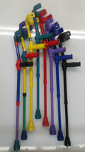 Load image into Gallery viewer, Ossenberg Kiddy (Children) Open Forearm Crutches w/ Straps
