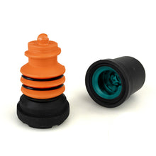 Load image into Gallery viewer, Flexyfoot Shock Absorbing Crutch Replacement Foot Tips - Black
