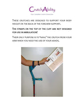 Load image into Gallery viewer, Nylon STRAP replacements - for 'Ossenberg' Carbon Folding Crutches