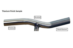 enabling tech custom titanium forearm crutches detail of the tube finish sample