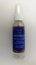 Load image into Gallery viewer, This AMAZING natural mineral salt spray provides 100% all natural 24 hour maximum odor protection. This incredible natural mineral salt simply improves the skin&#39;s pH level and eliminates odor. Ideal for Foot odor, sensitive, intimate and underarm areas. Unscented and no aluminum chlorohydrates, zirconium or chemical additives.
