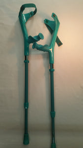 Kowsky Pediatric (Children's) Forearm crutches - w/ Soft Anatomic Handgrips