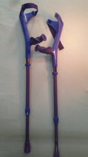 Load image into Gallery viewer, Kowsky Pediatric (Children&#39;s) Forearm crutches - w/ Soft Anatomic Handgrips
