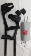 Load image into Gallery viewer, Ossenberg Carbon Folding Forearm crutches
