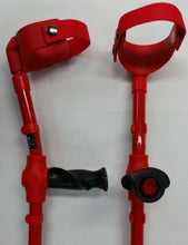 Load image into Gallery viewer, Ossenberg Kiddy (Children) Open Forearm Crutches w/ Straps
